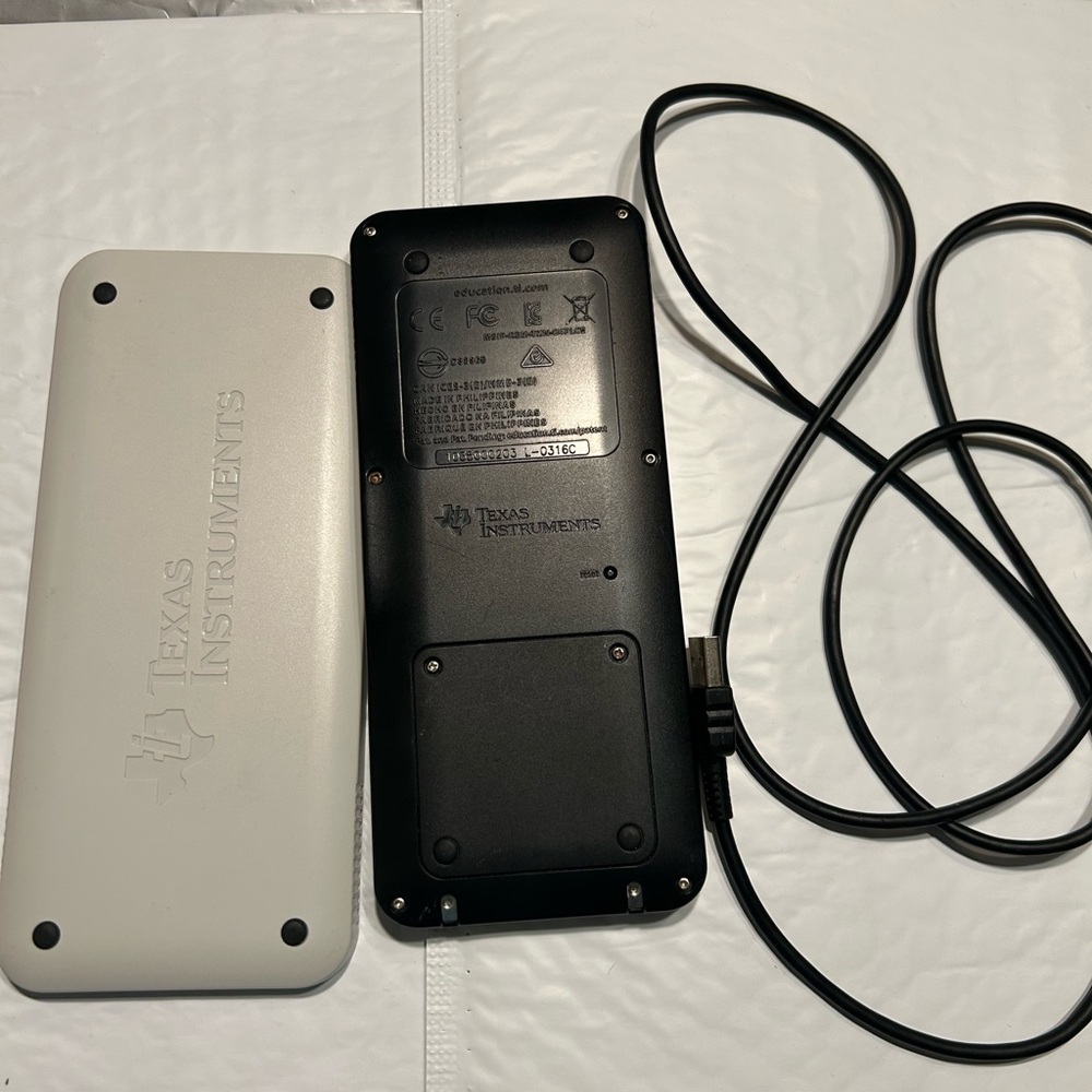 Texas Instruments TI-84 Plus CE Graphing Calculator Tested WITH Case Cable Gold - Picture 2 of 11